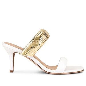 Veronica Beatd White Meena Mule